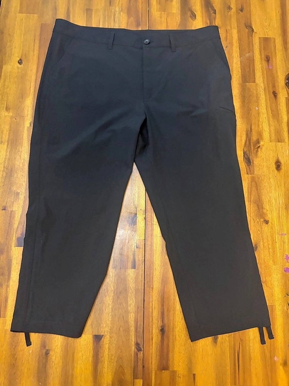 Eddie Bauer Women's Size 16 Black Ankle Travel Pants Lightweight Stretch Casual